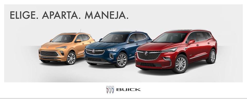 Elige, aparta y maneja tu SUV de lujo Buick con la nueva sección Shop. Click. Drive.