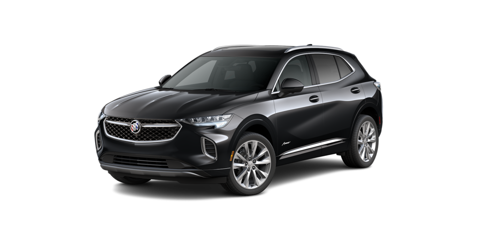Buick Envision 2023, mejor SUV mediana color Black Meet Kettle Metallic