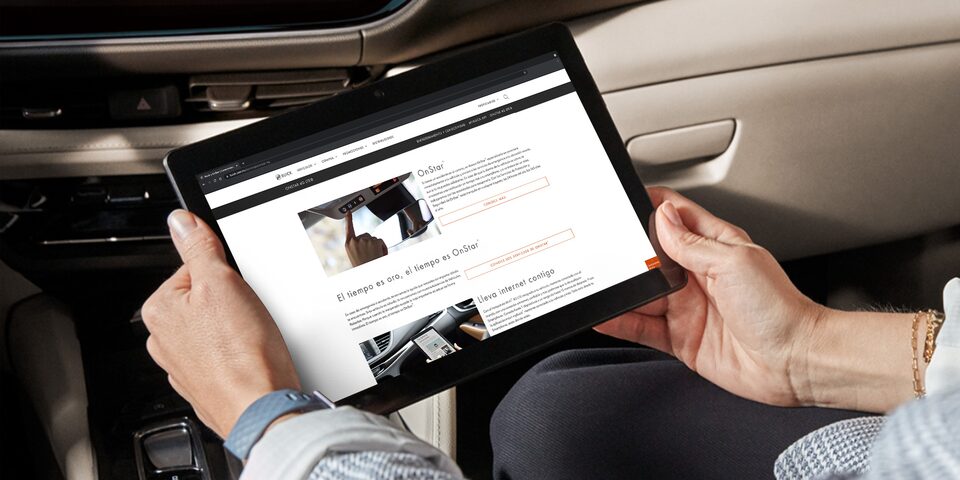 OnStar 4G LTE con conectividad Wi-Fi hasta para 7 dispositivos en tu Buick Envision 2023