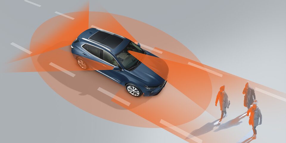 Moderno sensor detector de peatones en Buick Envision 2023