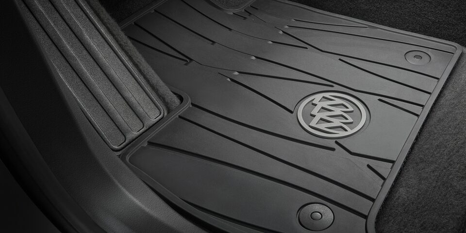 Tapetes de vinil de primera fila con logo de Buick Enclave 2024