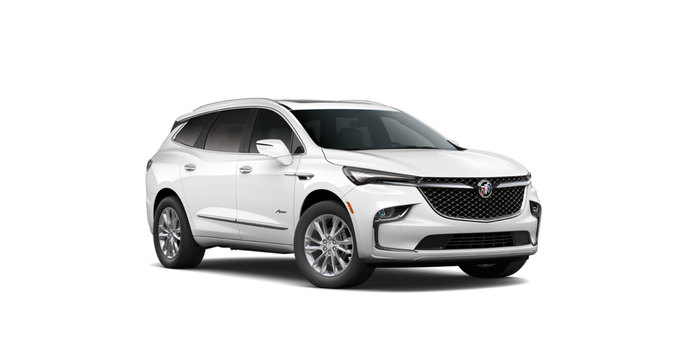 Buick Enclave 2024, SUV familiar de lujo en color Abalone White Tricoat