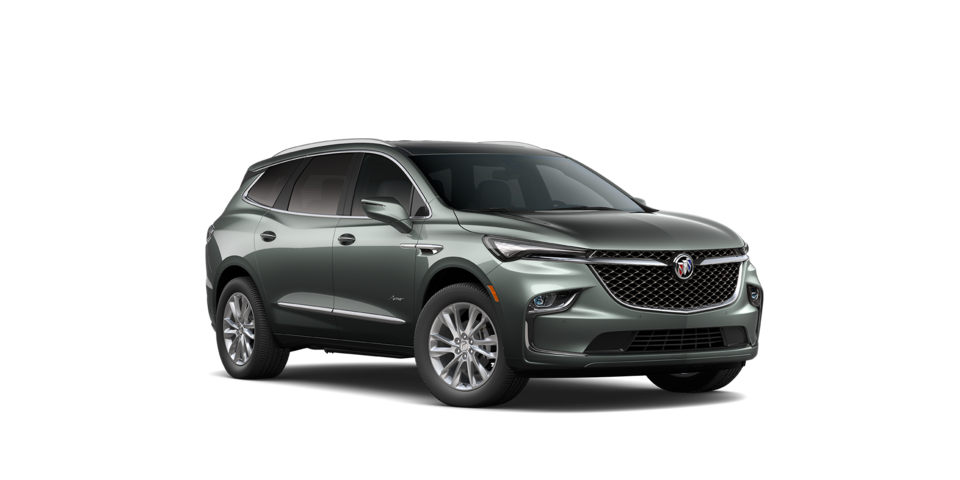 Buick Enclave 2024, SUV familiar de lujo en color Cypress Metallic