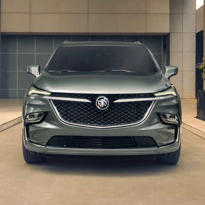 Nuevo diseño frontal de Buick Enclave 2024, camioneta SUV familiar de lujo