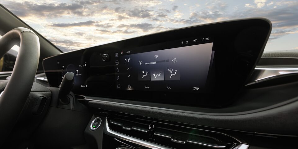 Nueva Buick Envista 2024 SUV premium integrada con pantalla de infoentretenimiento de 11 pulgadas