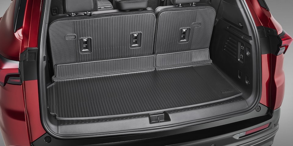 Tapete de vinil de cobertura extendida para cajuela con logo para tu nueva Buick Enclave 2025, SUV familiar