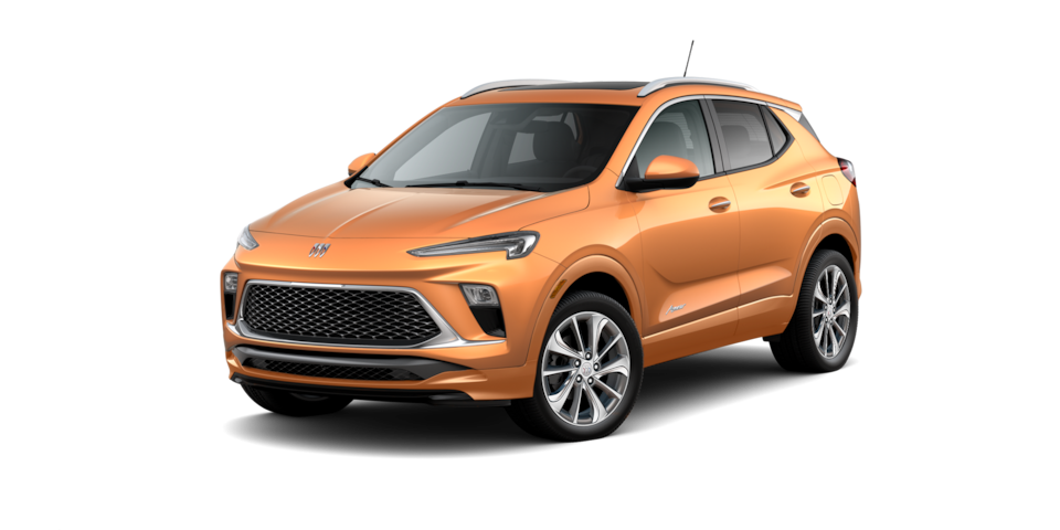 SUV compacta premium, Buick Encore 2025 en versión Avenir en color Zircon Metallic