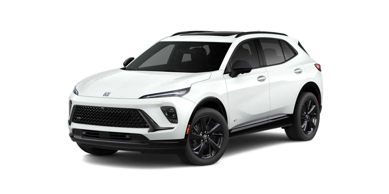 Buick Envision 2025, SUV mediana premium en color Summit White
