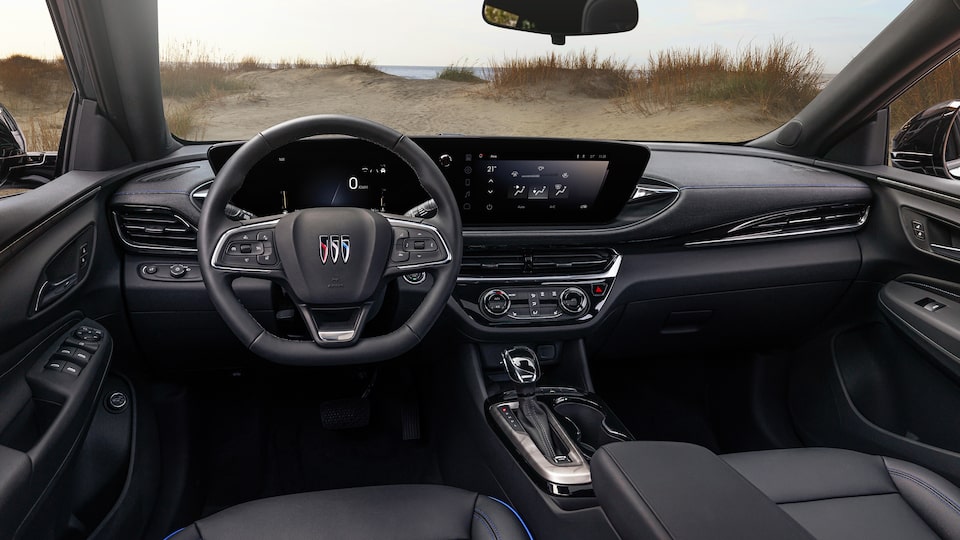 Pantalla de info-entretenimiento de 11 pulgadas y clúster de información 8 pulgadas reconfigurable en tu Buick Envista 2025, SUV premium