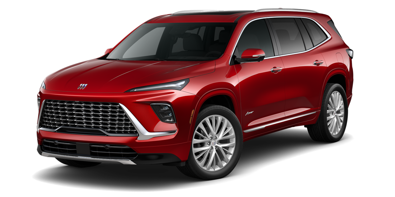Buick Enclave 2026 versión Avenir color Radiant Red Metallic