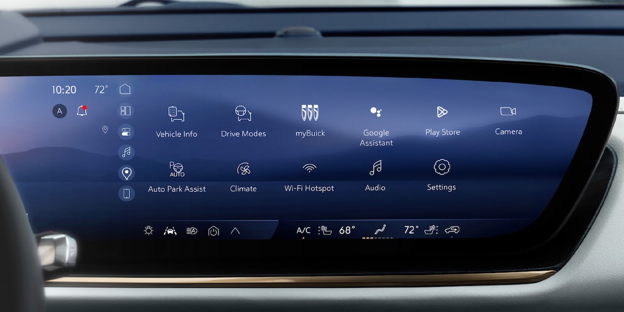 Pantalla de infoentretenimiento de 30 pulgadas en Buick Envision 2026