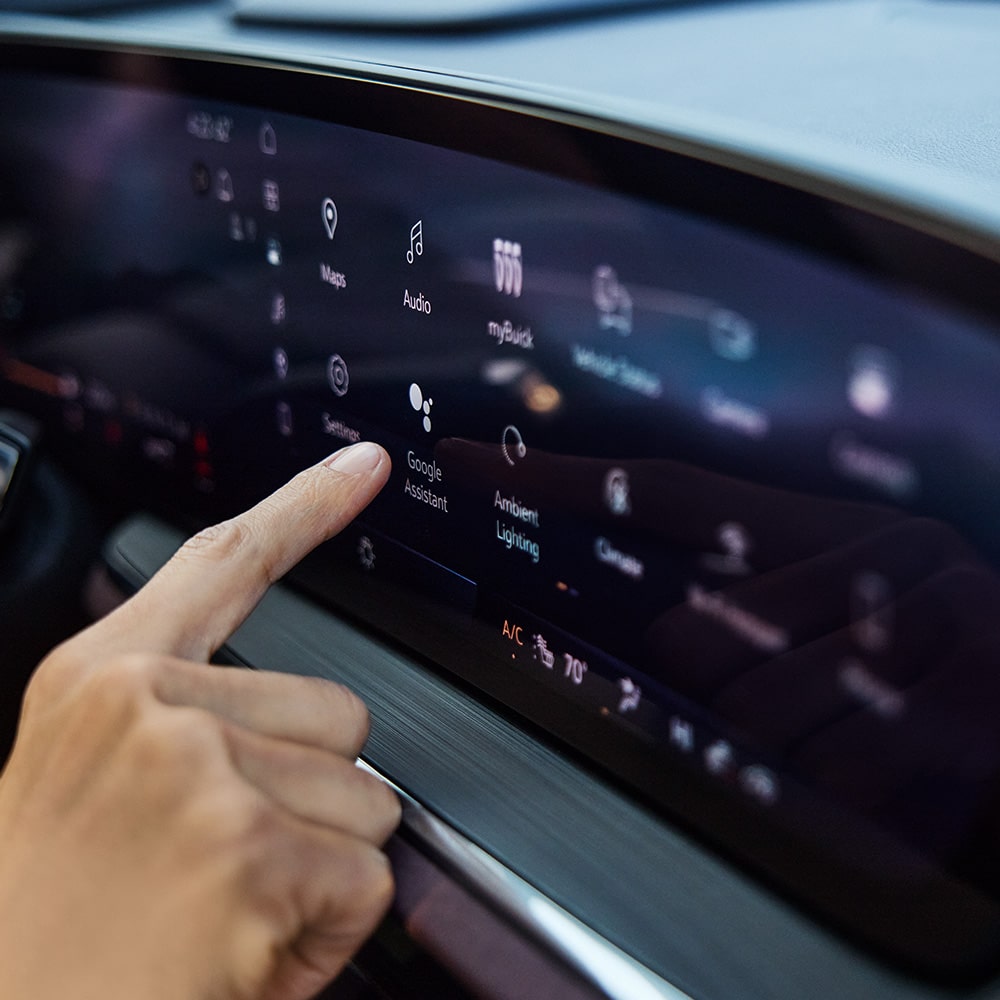 Pantalla de infoentretenimiento de 30 pulgadas en tu Buick Envision 2026